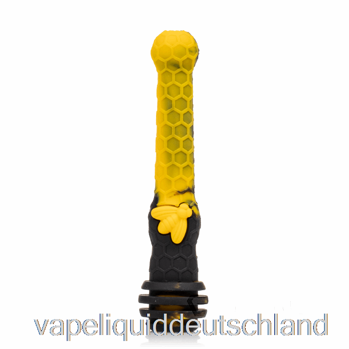 Stratus Honey Dipper Silikon Dab Straw Sol (schwarz / Gelb) Vape Deutschland